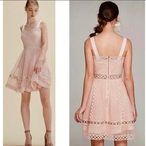 New Maje Ravi Grommet-Detail Lace Dress